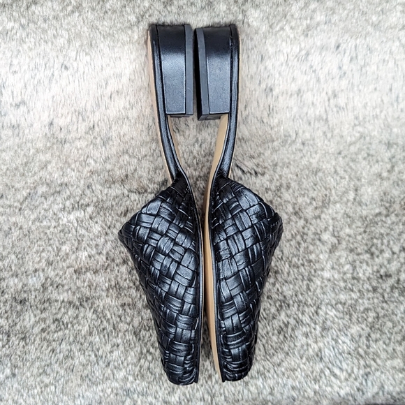 Sam Edelman Page Leather Almond Toe Mules Black Women's 8.5 - Picture 9 of 11